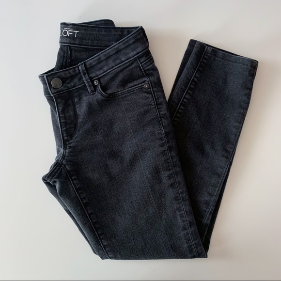 LOFT curvy skinny jeans black size 24/00 - Picture 4 of 9